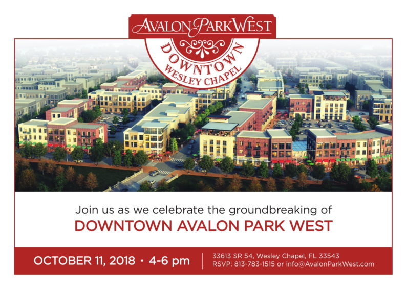Groundbreaking for Downtown Avalon Park West Wesley Chapel
