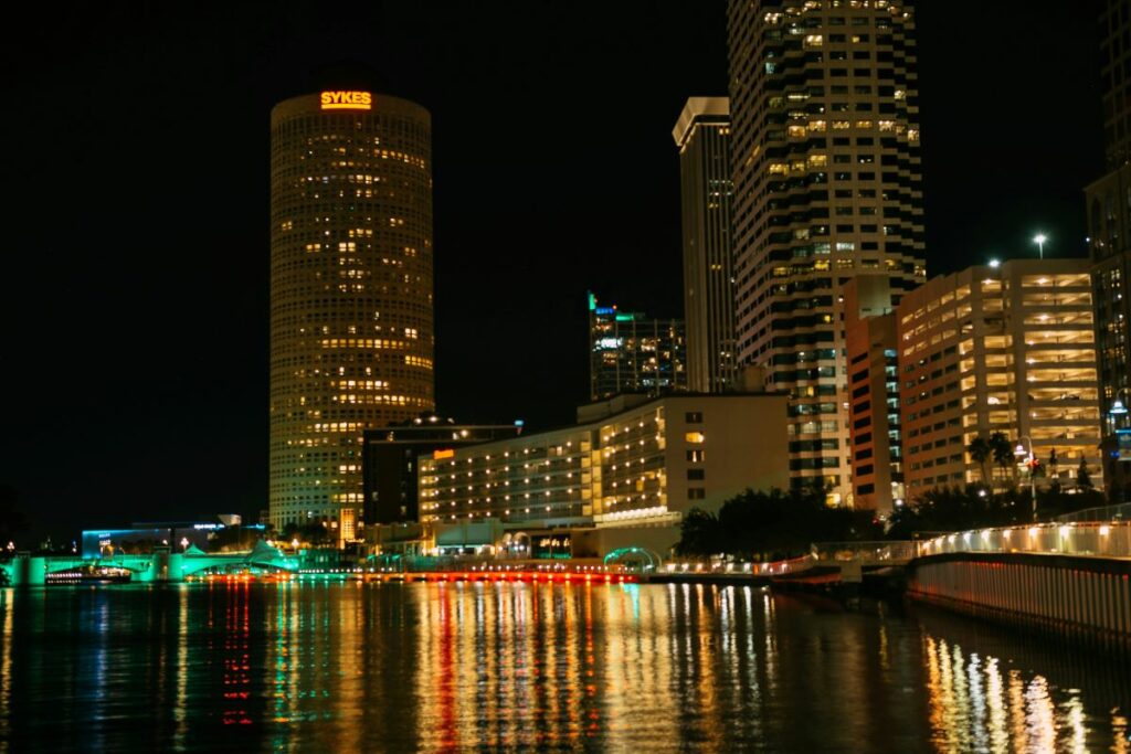 Downtown tampa night grove brands